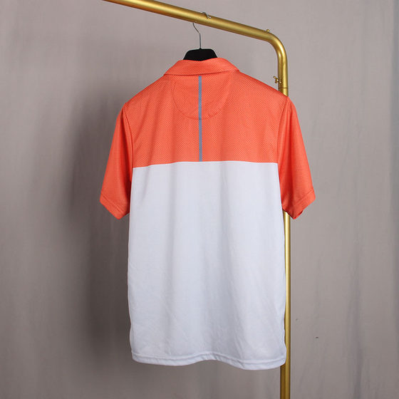 200Jin [Jin is equal to 0.5kg] Large size UPF50 sun protection short-sleeved Polo shirt golf men's golf uniform quick-drying jersey A52