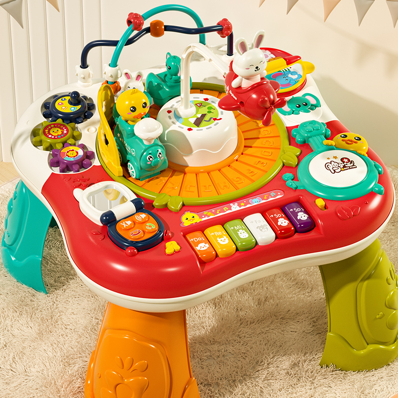 Early Education Gaming Table Young Children Versatile Puzzle Baby Learning Baby Toy Table Six Months 2 Boys 1-3-Taobao