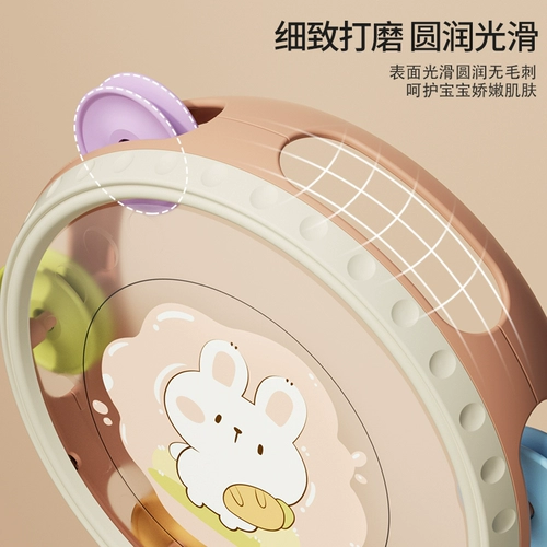 Игрушка для девочек, барабан для новорожденных для раннего возраста, 1 лет, раннее развитие, 6 мес.