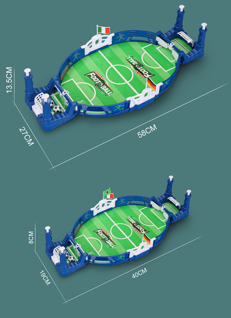 Bàn bóng đá đôi dành cho trẻ em Bàn chiến đấu tương tác giữa cha mẹ và con cái trò chơi trên bàn trò chơi dành cho bé trai từ 3 đến 6 tuổi Đồ chơi bóng đá