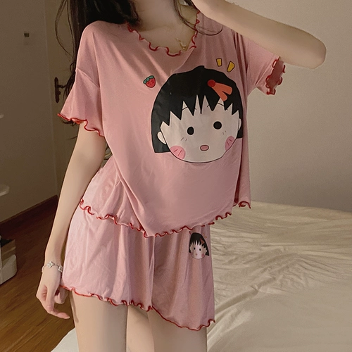 Летняя пижама, хлопковый милый комплект, 2025 года, сшита из модала