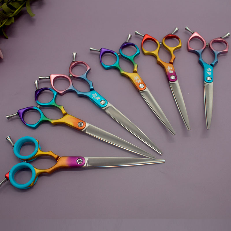 taa it's its pet beautician professional hairy scissors ghost axe colorful small bend small straight fine aluminum alloy teddy