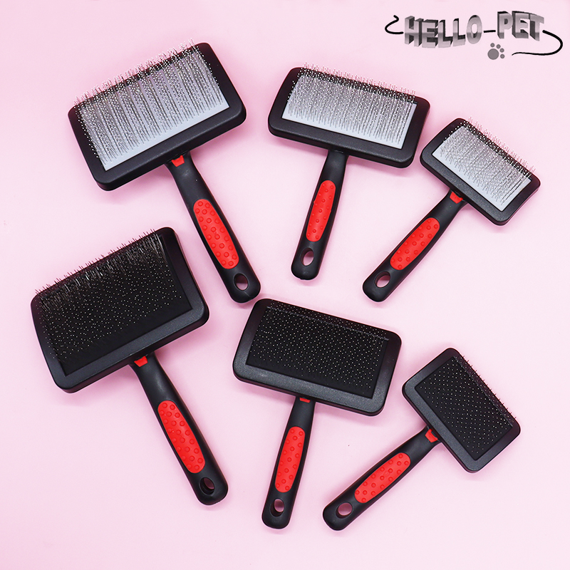 Boat notes HELLOPET comb with no pain soft pin comb teddy pooch comb kitty brush pet supplies with beads-Taobao