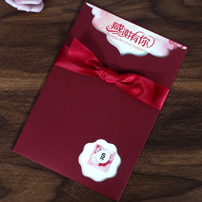 Employee birthday card custom Mid-Autumn Festival Corporate creative envelope card custom onboarding teacher Thanksgiving Thank You card