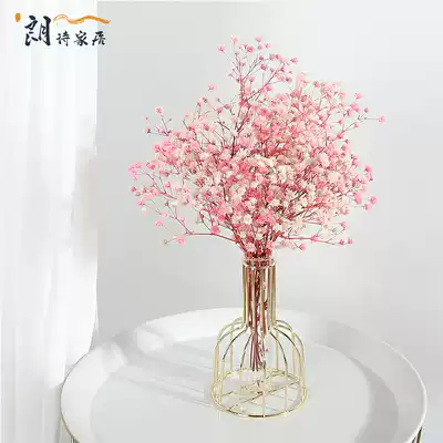 Simulation flower ornaments desktop light luxury furnishings living room decoration forever flowers fake flowers Gypsophila hipster real flowers
