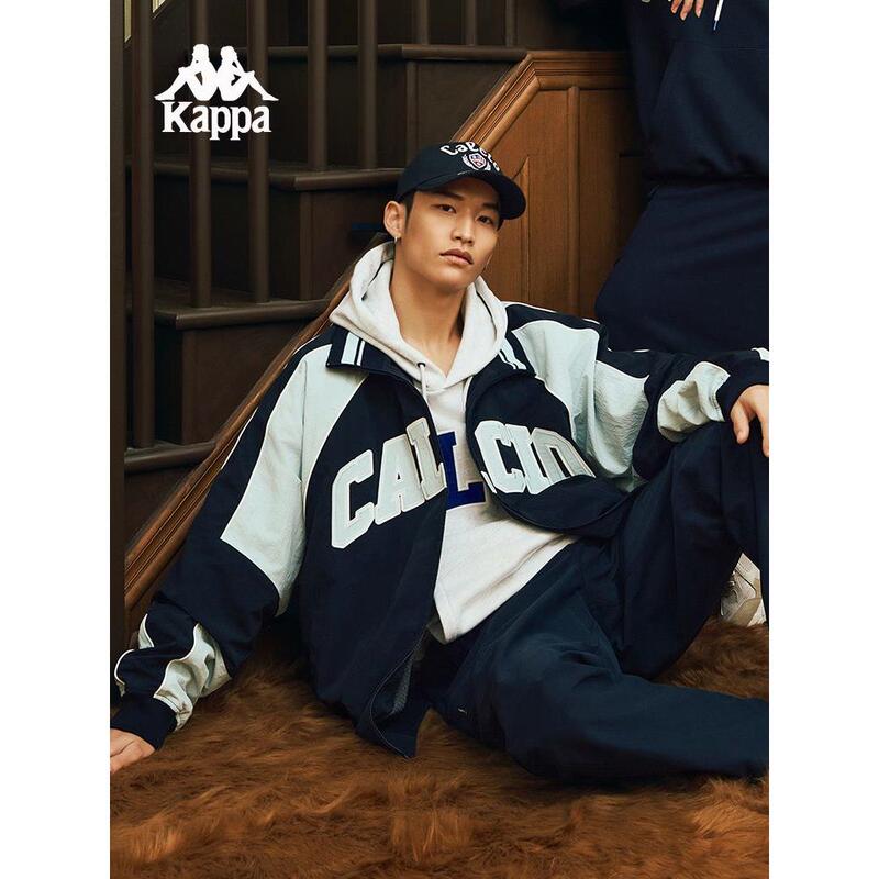 Kappa New Sports Jacket Men's Casual Cardigan Jacket Stand Collar Top K0F12Jj19 Kappa New Sports Jacket Men's Casual Cardigan Jacket Stand Collar Top K0F12Jj19