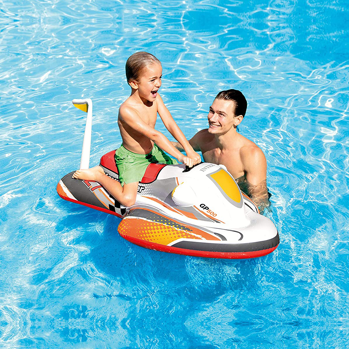 INTEX children floating skyscraper water inflatable biking toy baby swimming circle floating and floating bed air cushion