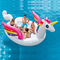 INTEX extra-large unicorn firebird multiperson water floating island floating inflatable floating bed floating bed swimming ring thickened