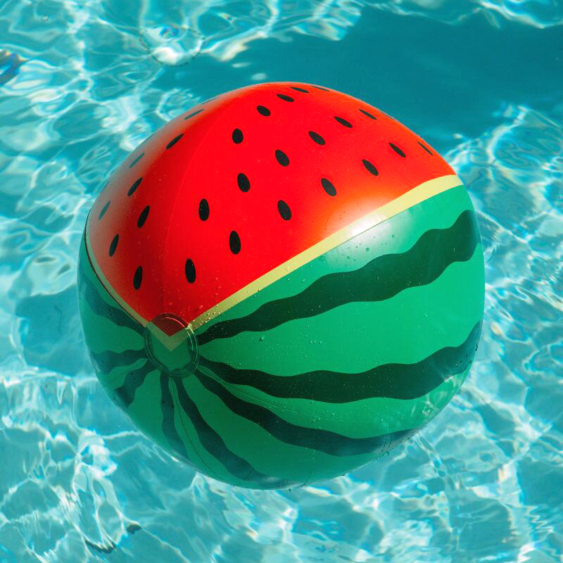 Super melon inflatable ball Beach ball Children's baby water ball floating beach ball Water toys photo props