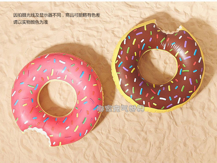 Inflatable Dâu Tây Bánh Rán Trẻ Em Nách Dành Cho Người Lớn Bơi Nhẫn Bong Bóng Ghế Nước Lớn Phao Cứu Sinh Dày phao cổ cho bé sơ sinh