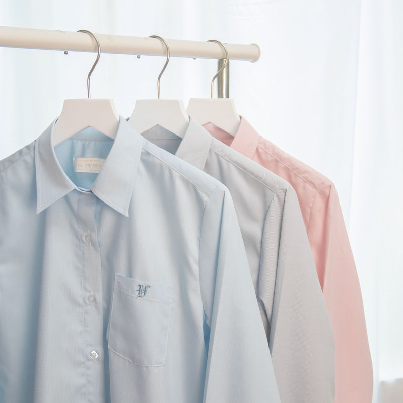 【Pantevilla】Youyou Jk/Dk Shirt for Men and Women, Original LAOSHU Bamboo Fiber Short-Sleeve and Long-Sleeve Student Shirts