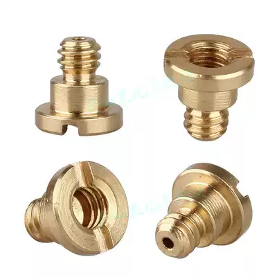 Puleather base screw base camera leather case bag camera base screw connection tripod 1 4 copper screw