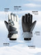 Winter Gloves for Men and Women, Non-Slip, Fleece-Lined, Thickened, for Outdoor Sports, Skiing, Touch Screen, Waterproof, Cute, Windproof, and Cold-Resistant