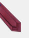 Red Tie for Men, Knot-Free Burgundy Zipper, High-End Wedding Formal Wear, Hand-Tied Suit for Business
