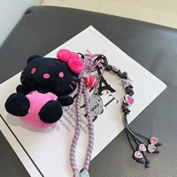 Черные порошковые бусы Kt