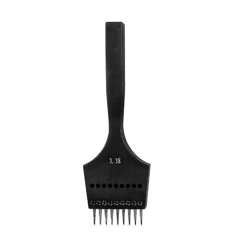 Вы можете заменить головную черную ручку с кожаной круглой ручной ручной работы из кожа кожаная рубка и удары по эякуляции ряда круглых отверстий