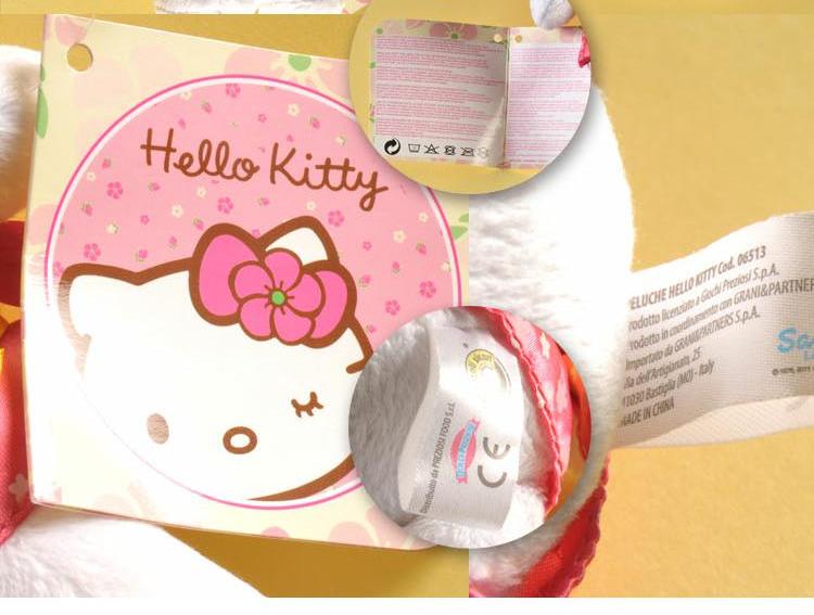 Búp bê đồ chơi chính hãng Sanrio Sanrio Hello Kitty Kimono Hello Kitty Plush đồ chơi cho bé dưới 1 tuổi