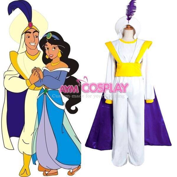 Disney Disney Aladdin Magic Lamp Aladdin Prince costume cosplay costume custom