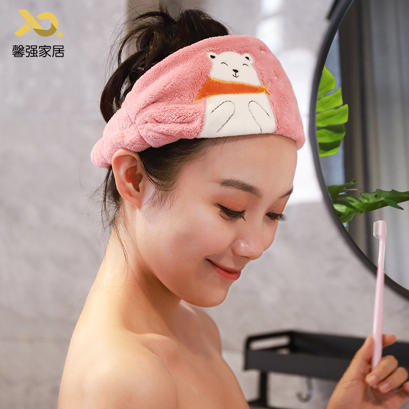 South Korean web red bouquet with female embroidered face wash with face film haircut headgear Cute Hair Stirrup Hair Clip Hair Clip Hair