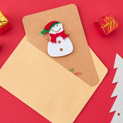 圣诞节贺卡生日礼物创意韩国牛皮纸小卡片