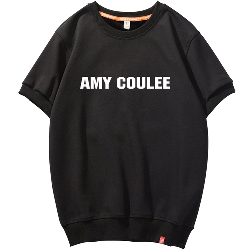 Демисезонный оригинальный утепленный приятный телу свитшот, толстовка с капюшоном, короткий рукав, круглый воротник