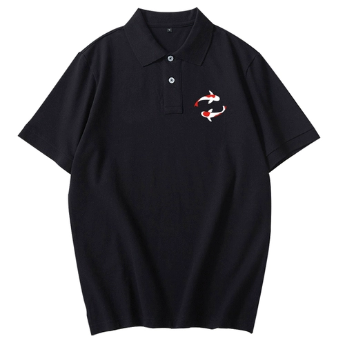 Футболка polo, рубашка, демисезонный лонгслив, свободный крой, большой размер