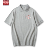 Футболка polo, рубашка, демисезонный лонгслив, свободный крой, большой размер