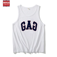 Жилет белый (большой кляп спрятанный синий и белый край)