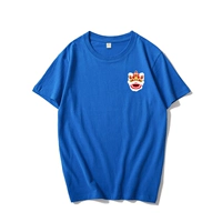 Темно-синий, короткий рукав