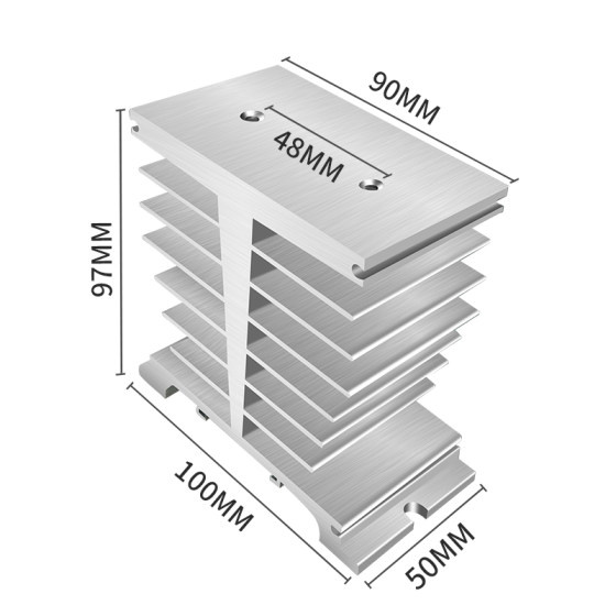 SSR 솔리드 스테이트 릴레이 방열판 라디에이터 알루미늄 방열판