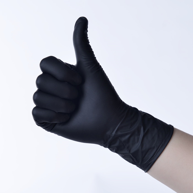 Special tattoo for beauty salons, beauty salons, body hygiene, thin transparent film latex gloves, disposable gloves