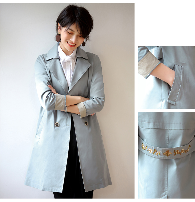 Trench pour femme AUJOURD HUI en Coton - Ref 3227867 Image 16