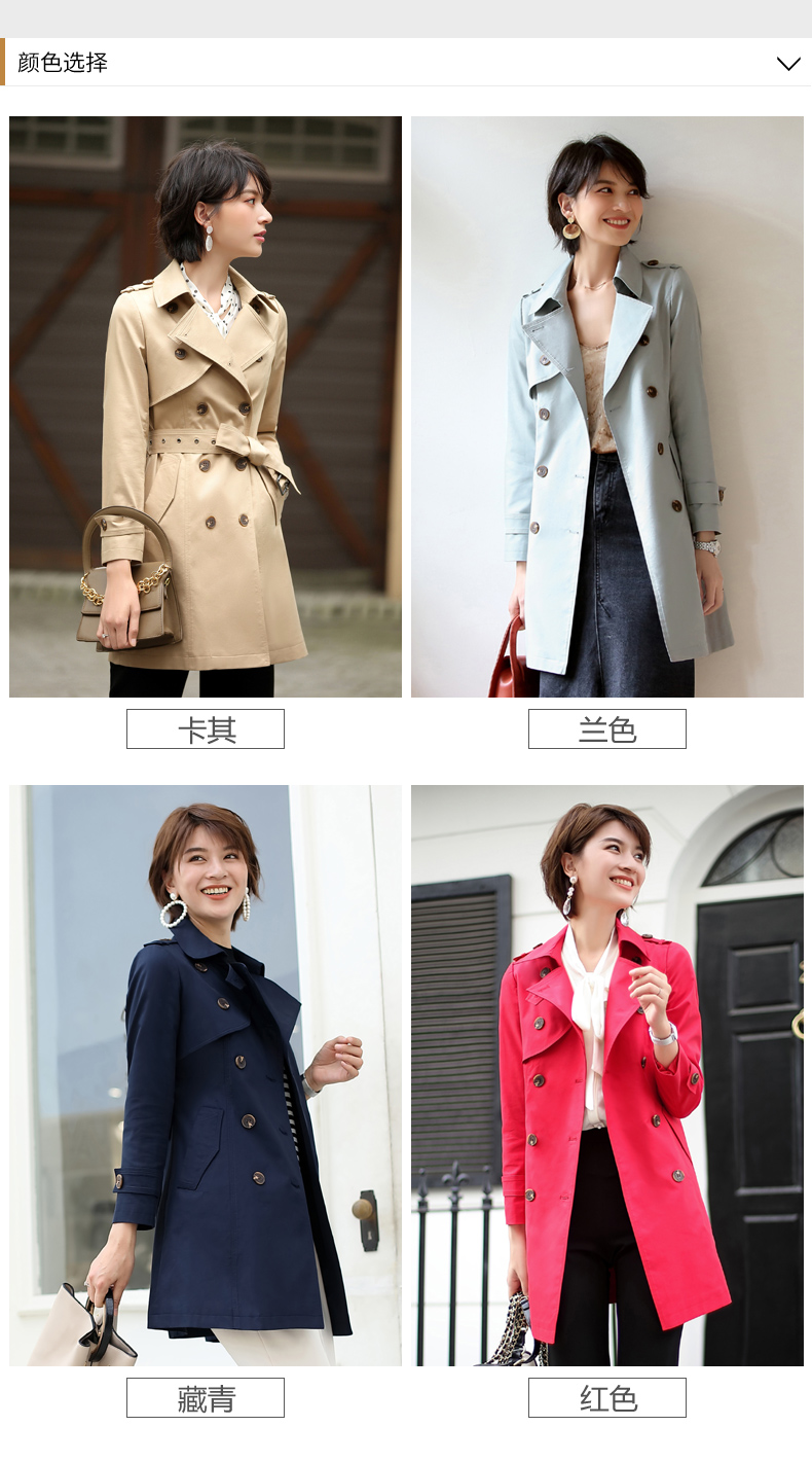 Trench pour femme AUJOURD HUI en Coton - Ref 3226100 Image 12