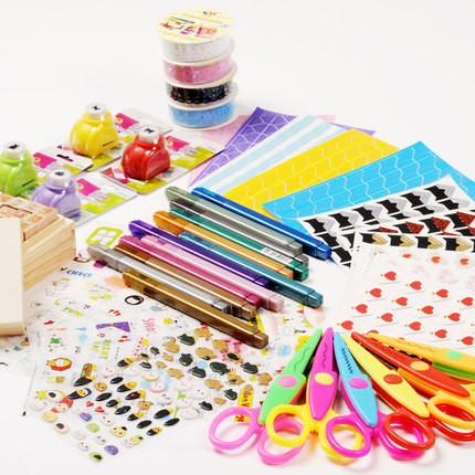 DIY album accessories gift package Korean creative hand-paste album tool material set