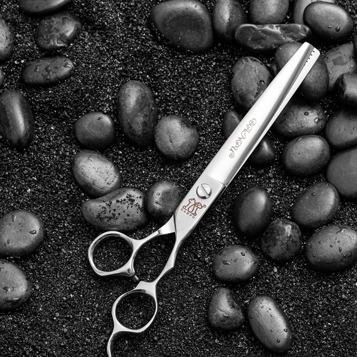 Thirteen pet beauty one-word new fluffy scissors thinning scissors open scissors free grinding for life