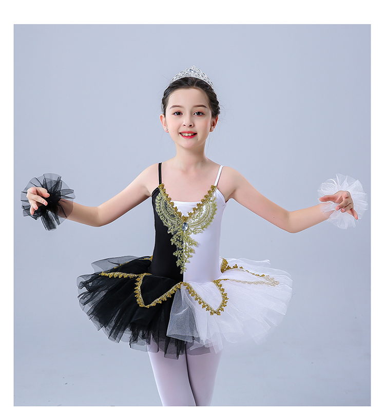 Ballet váy cáp treo trang phục cô gái múa ba lê trẻ em nhảy múa thiên nga nhỏ tutu poncho váy.