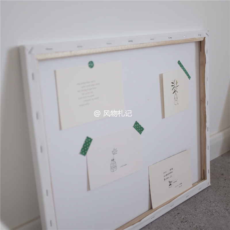 Ghi chú phong cảnh Bảo tàng nghệ thuật đơn giản Phong cách Khung hình Chụp ảnh Đạo cụ Khung Khung Bảng tin Bảng đa chức năng - Kính gọng kính gentle monster