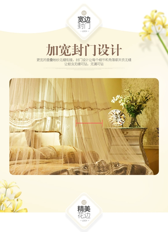 trần mái vòm Nam Cực lưới công chúa từ sàn đến trần lưới cung dày lên con tài khoản được mã hóa cơ thể tổng thể - Lưới chống muỗi