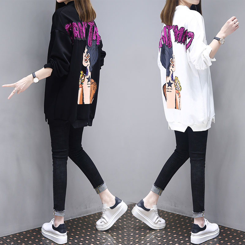 Sweatshirt femme en Coton - Ref 3217050 Image 4