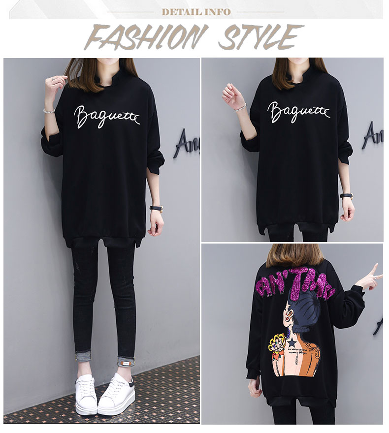 Sweatshirt femme en Coton - Ref 3217050 Image 9