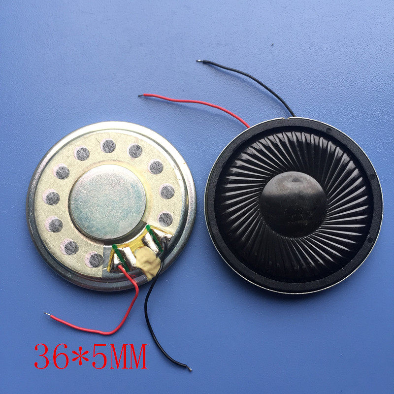 Manufacturers direct sales diameter 36MM*5 iron shell 8 euro horn band loudspeaker