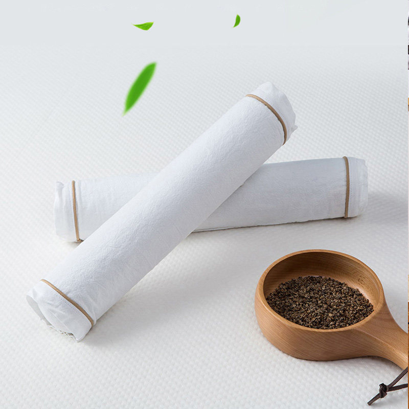 Cervical vertebra pillow round pillow special single-pack full buckwheat pillow for sleeping adults