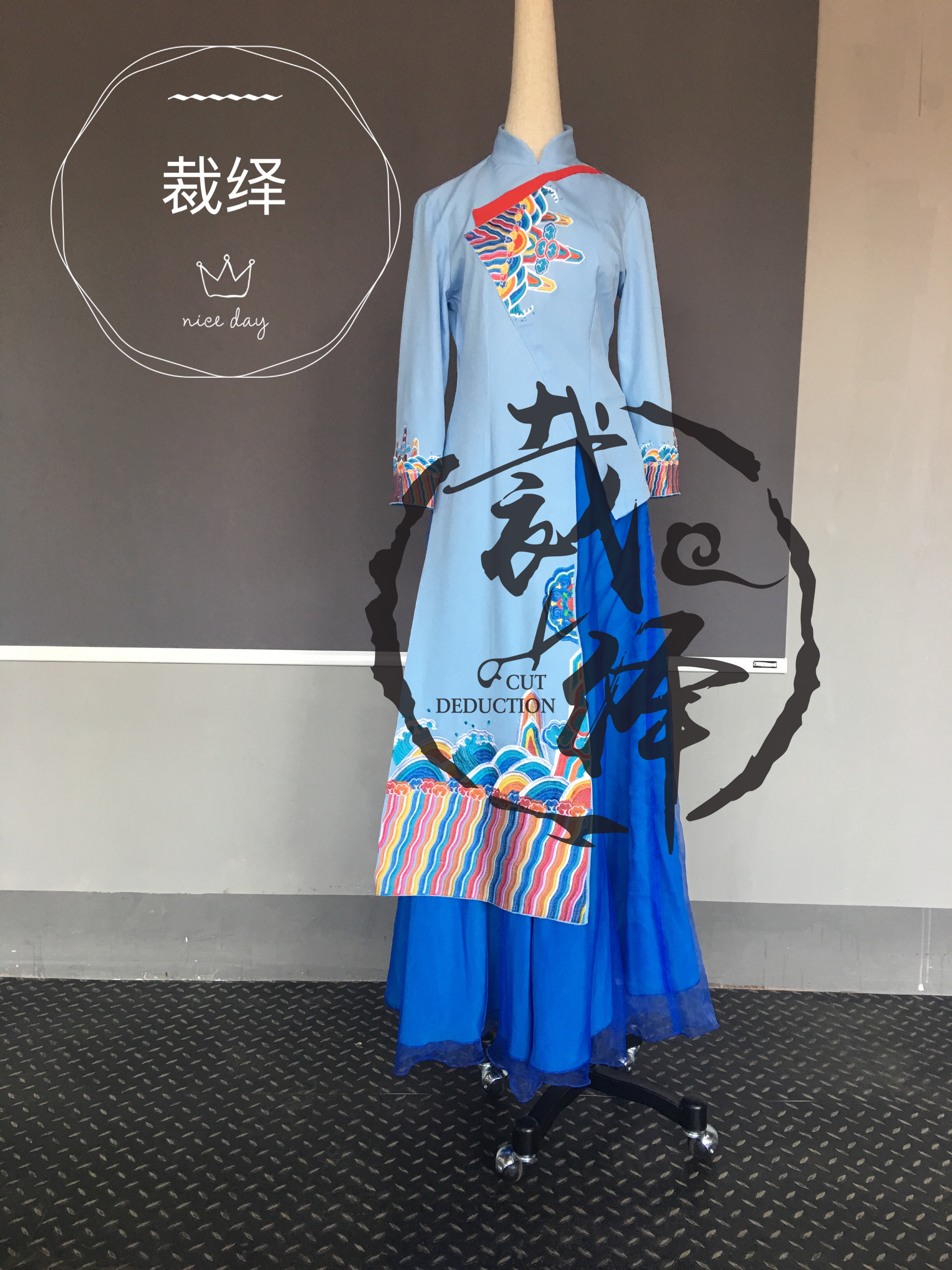 Tailoring the national style host clothing tailor-made original ethnic style ancient costume tooling costumes