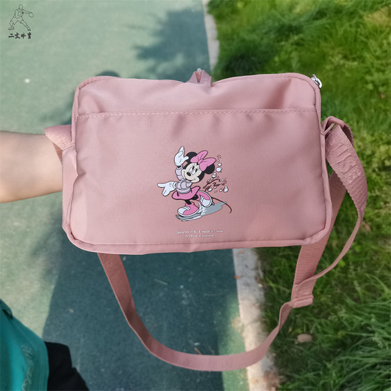 Li Ning men and women couples autumn and winter new Disney joint name fashion sports shoulder oblique cross -chest bag ABDR264