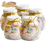 Магазин SASA Fruit Assorted Sugar 150 г банки с твердыми конфетными сетями красные творческие дети отдыха
