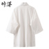 váy Trung Quốc bông nam mặc áo trắng tay mùa hè Han quần áo nam chéo cổ dốc old-fashioned nhà cp váy Tang váy nam 