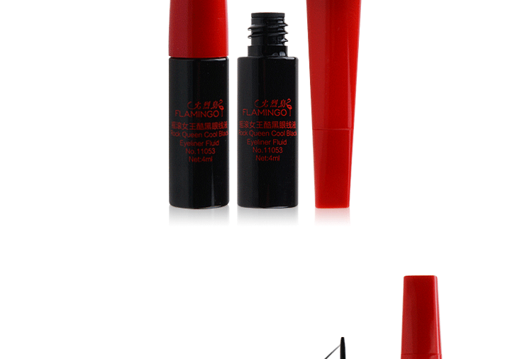 FLAMINGO / Flamingo Rock Queen Cool Black Eyeliner Chính hãng Bút kẻ mắt mềm khô nhanh - Bút kẻ mắt kẻ mắt innisfree