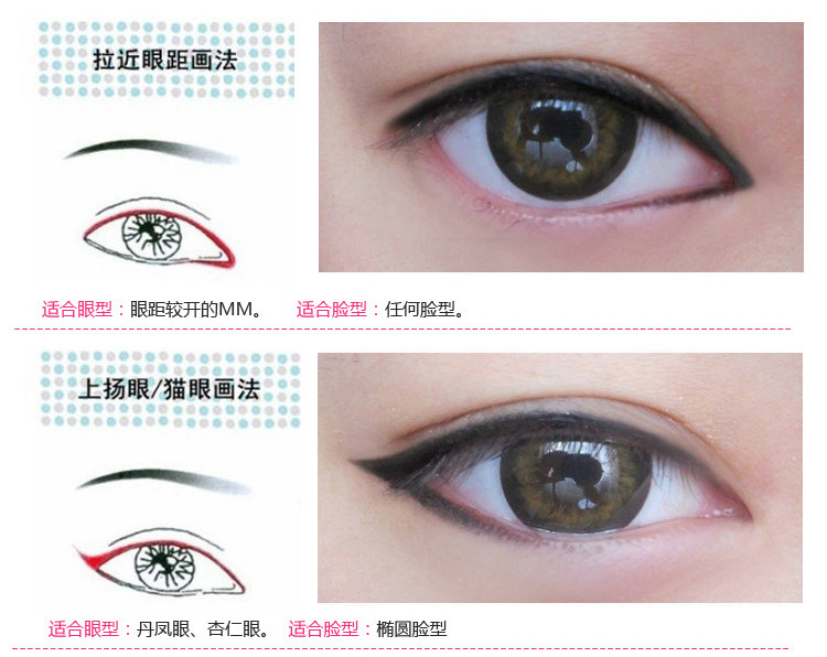 Authentic bút kẻ mắt EU / Ou Meng mịn mượt Bút kẻ mắt không thấm nước không thấm nước kẻ mắt nước tốt