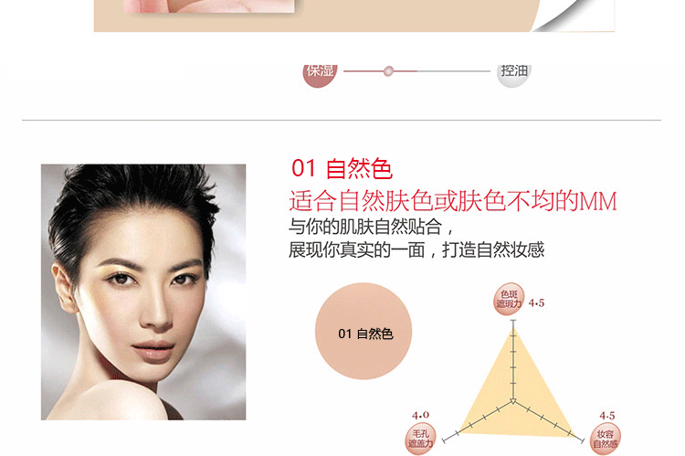 BOB beauty no flaws mật ong set phấn trang điểm lỏng dầu kiểm soát che khuyết điểm dưỡng ẩm khả năng sửa chữa sáng da màu trang điểm - Quyền lực phấn phủ che khuyết điểm