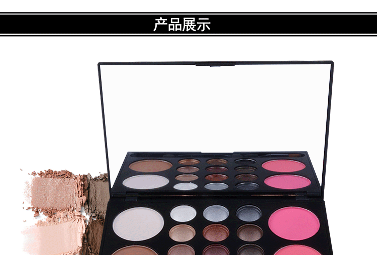 Hàn Quốc novo món ăn kết hợp đĩa 12 màu phấn mắt 2 màu má hồng sửa chữa năng lực phấn phủ cao bóng đèn hun khói mỹ phẩm - Bóng mắt phấn mắt 2 màu dạng thỏi